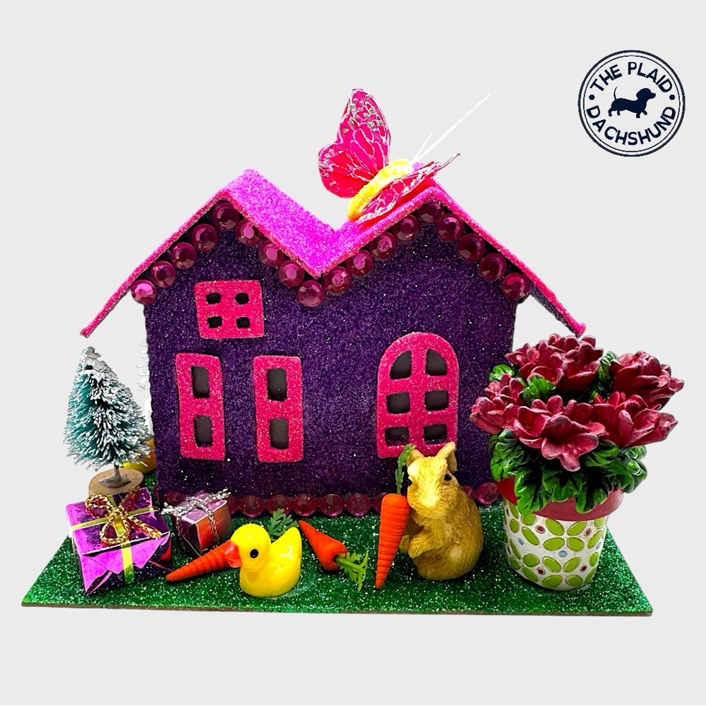 Glitter Spring  Putz House
